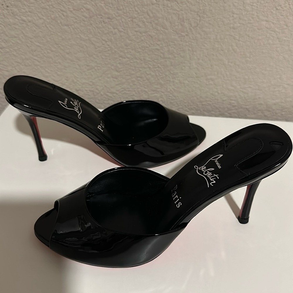 Louboutin dolly mules